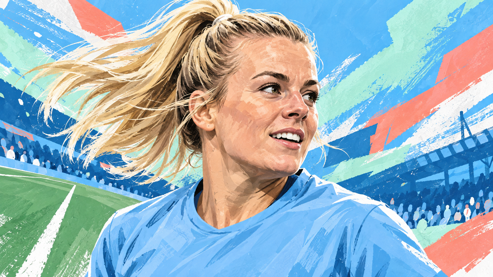 ローレン・ヘンプをイメージした似顔絵イラスト