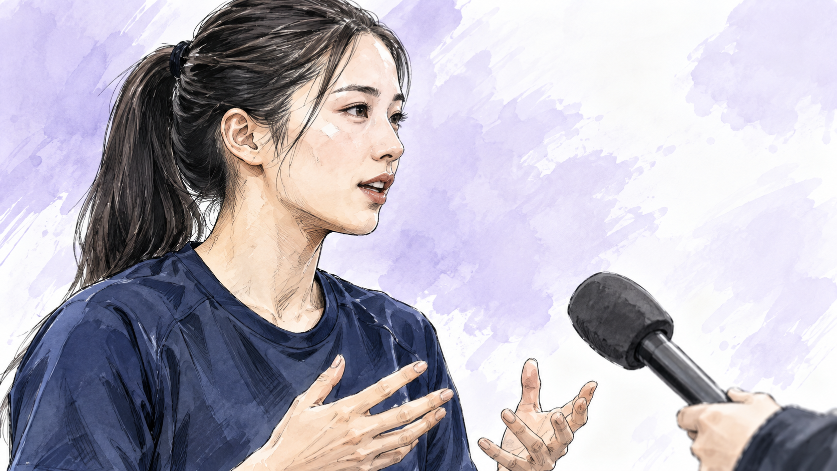 清水梨紗インタビューから学ぶ子どもの成長とサッカーの楽しみ方のイメージイラスト