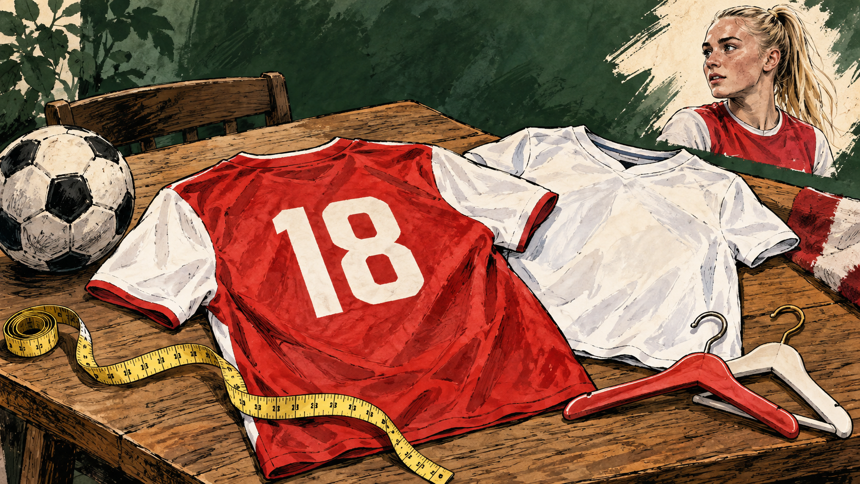 クロエケリーのユニフォーム選び|背番号・購入先・子ども用サイズを解説のイメージイラスト