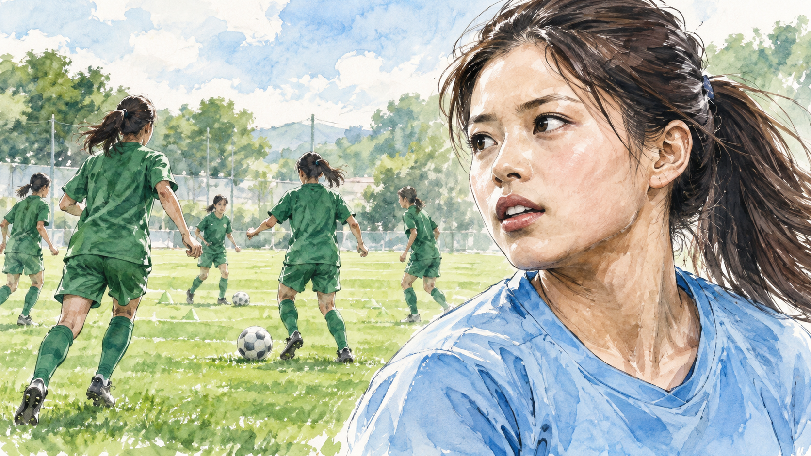 長谷川唯とベレーザの関係を解説｜育成から学ぶプレーの工夫のイメージイラスト