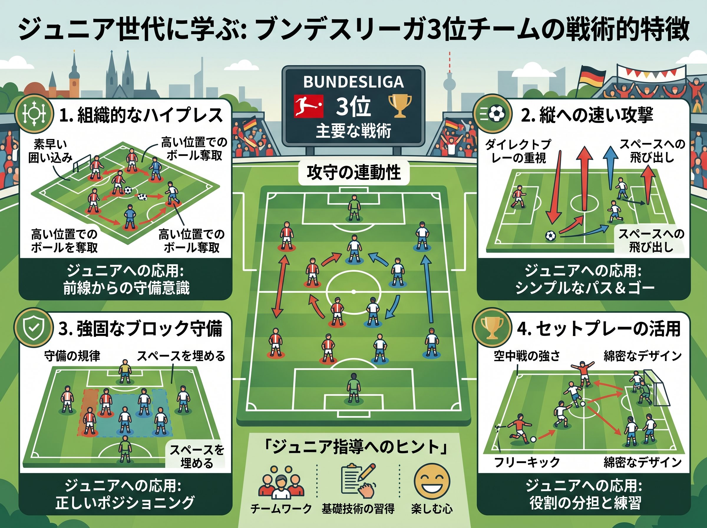 ブンデスリーガ3位チームの戦術的特徴