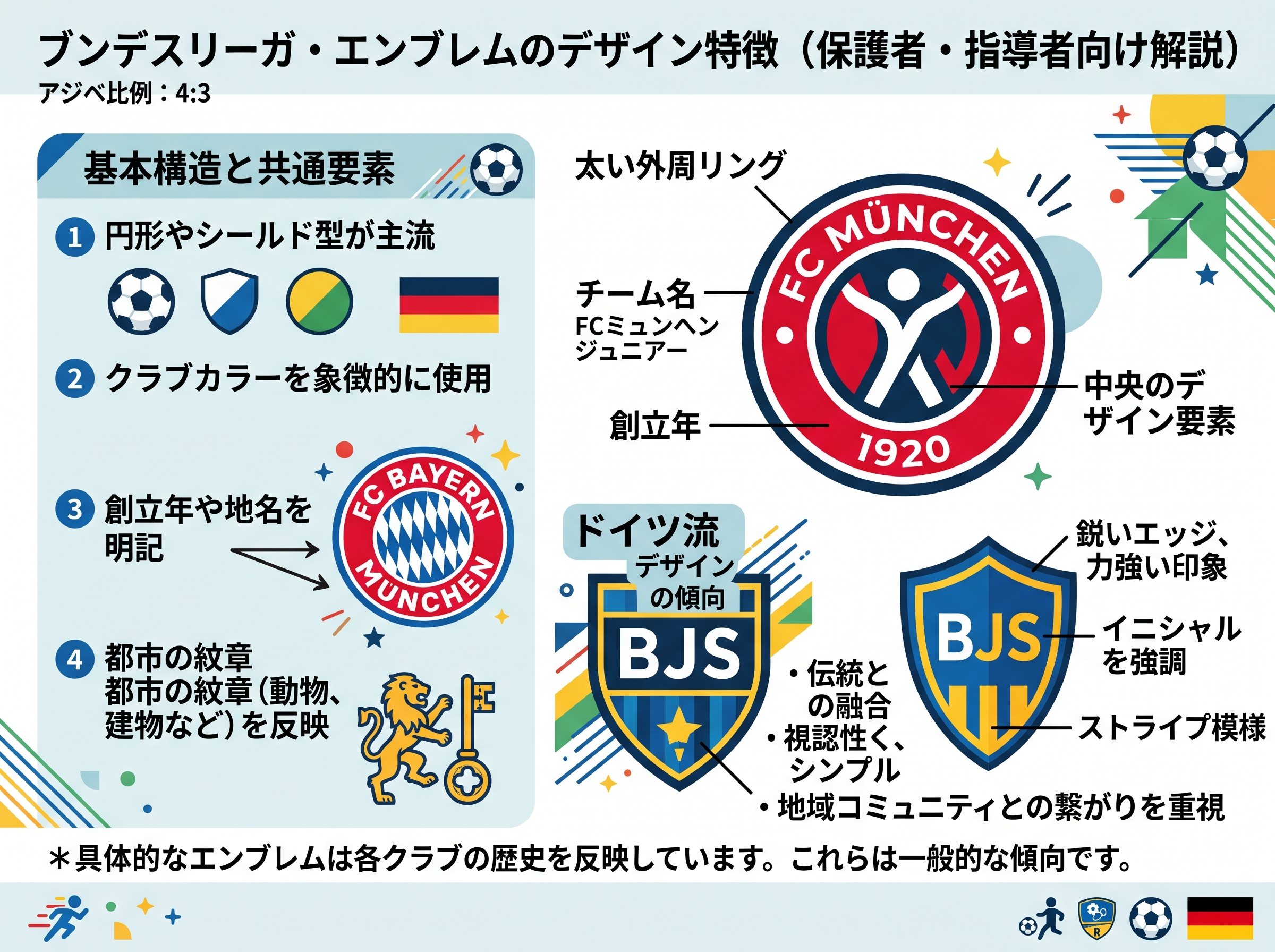 ブンデスリーガ エンブレムのデザイン特徴