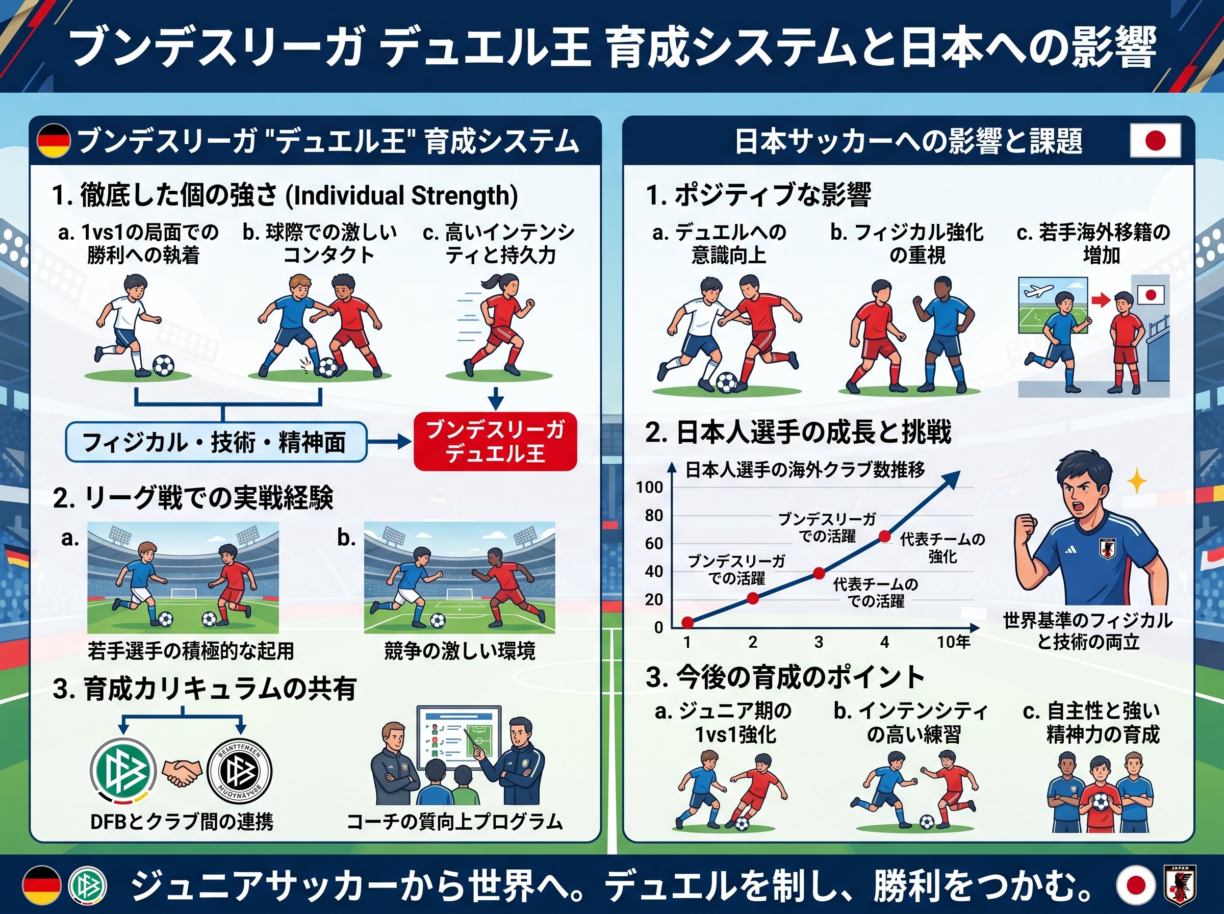 ブンデスリーガ デュエル王 育成システムと日本への影響