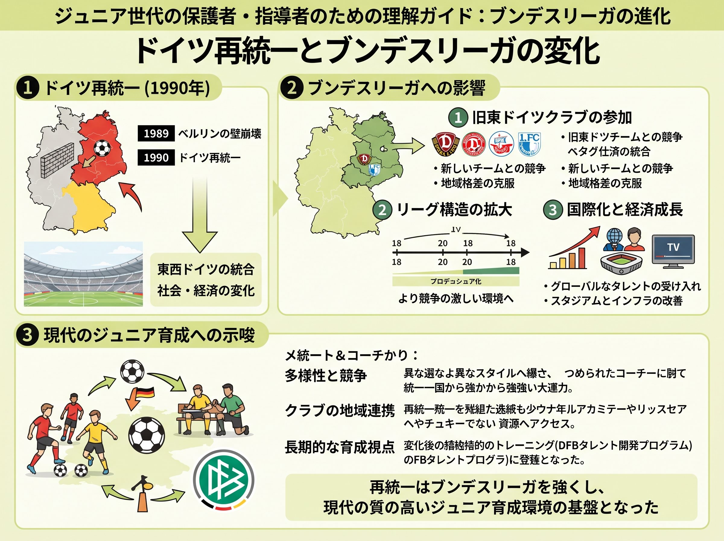 ドイツ再統一とブンデスリーガの変化