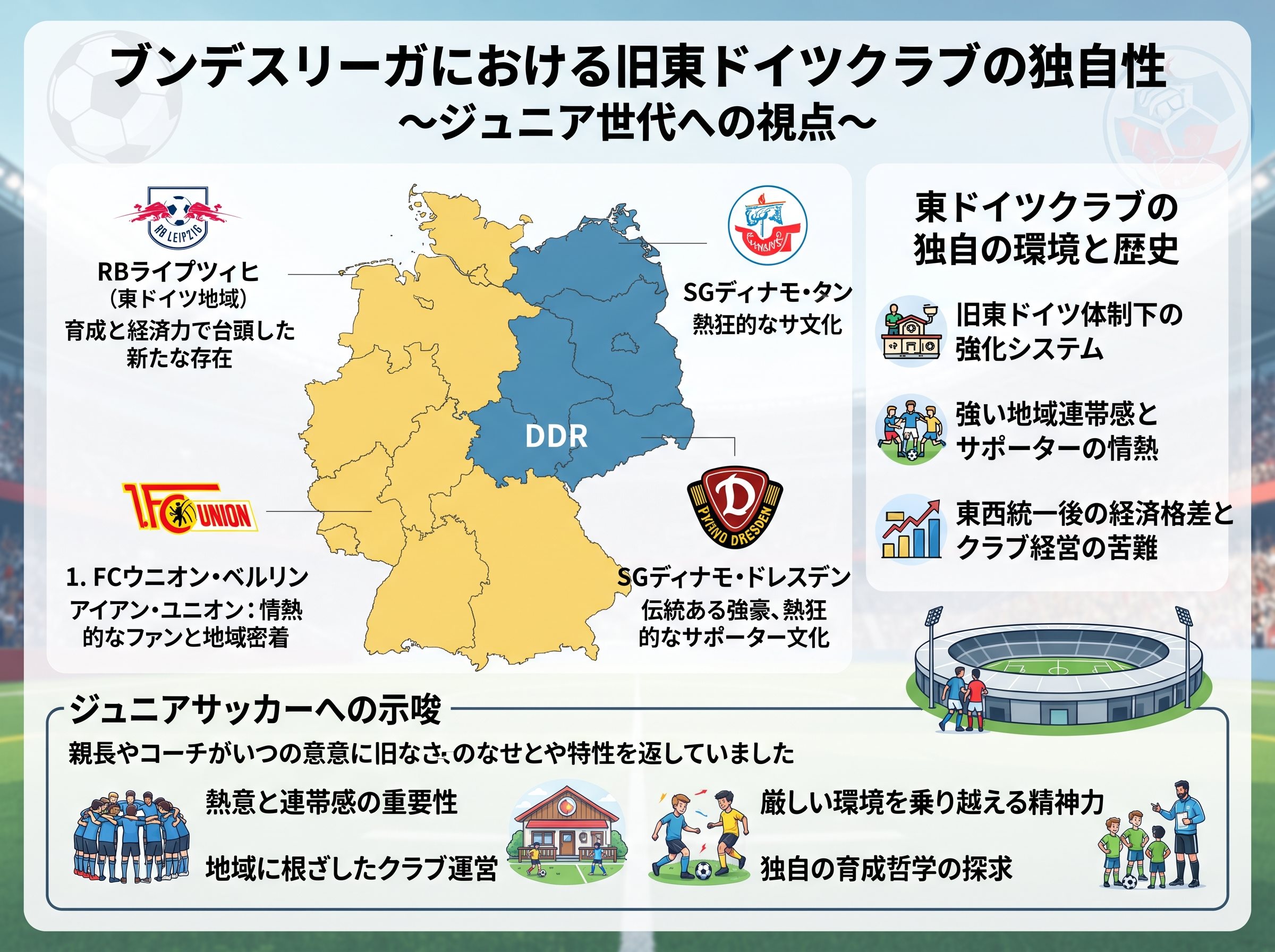 ブンデスリーガにおける旧東ドイツクラブの独自性