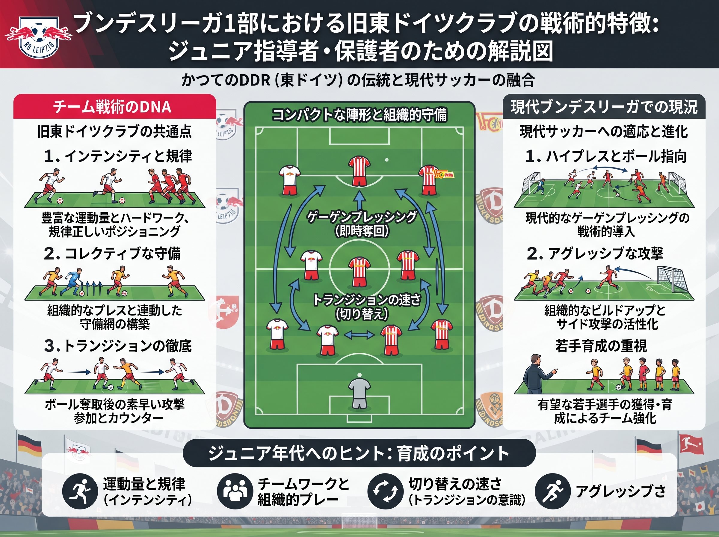 ブンデスリーガ一部における旧東ドイツクラブの戦術的特徴