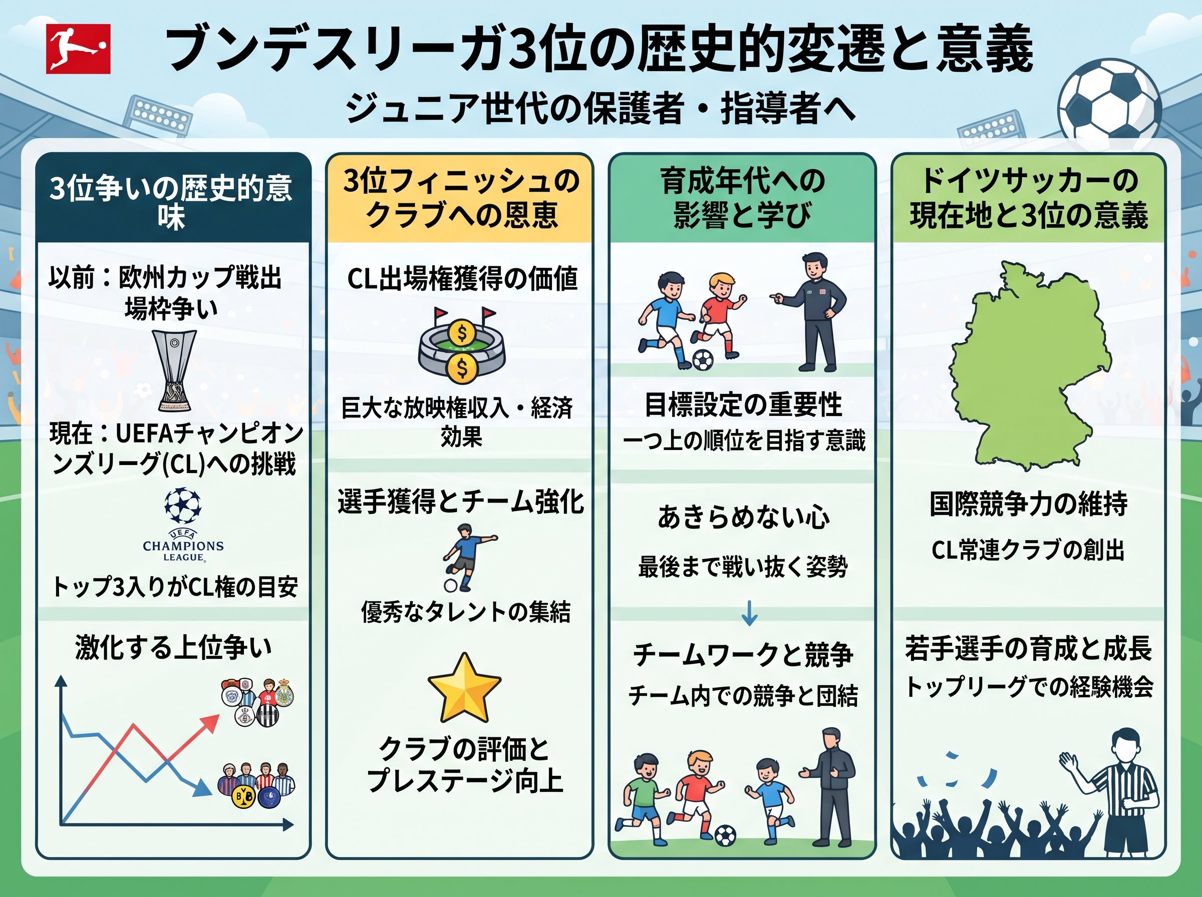 ブンデスリーガ3位の歴史的変遷と意義