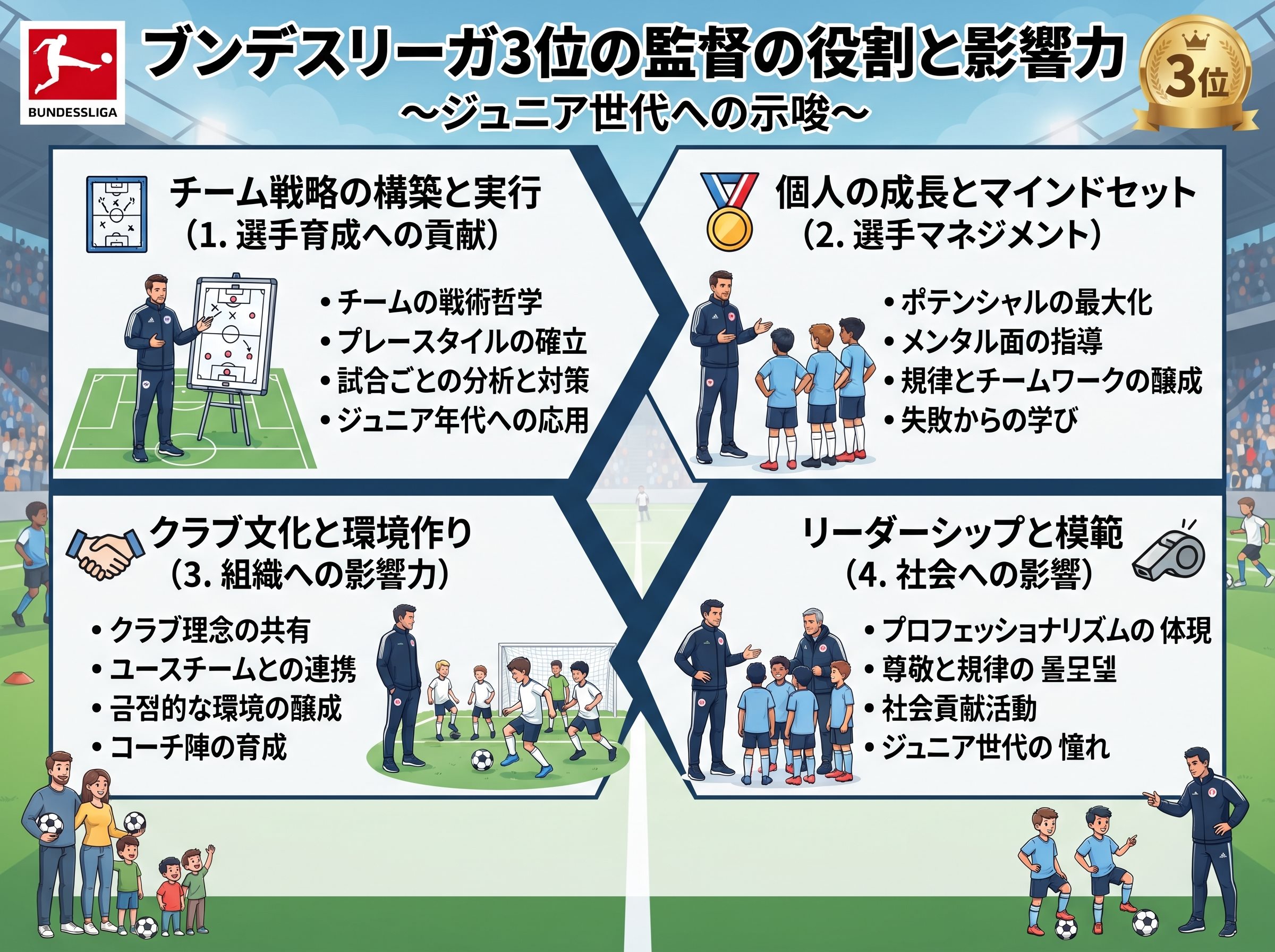 ブンデスリーガ3位の監督の役割と影響力