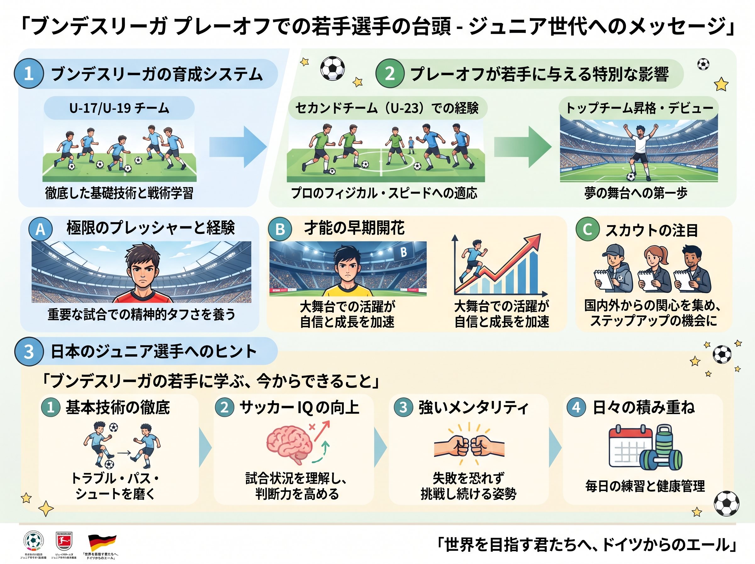 ブンデスリーガ プレーオフでの若手選手の台頭