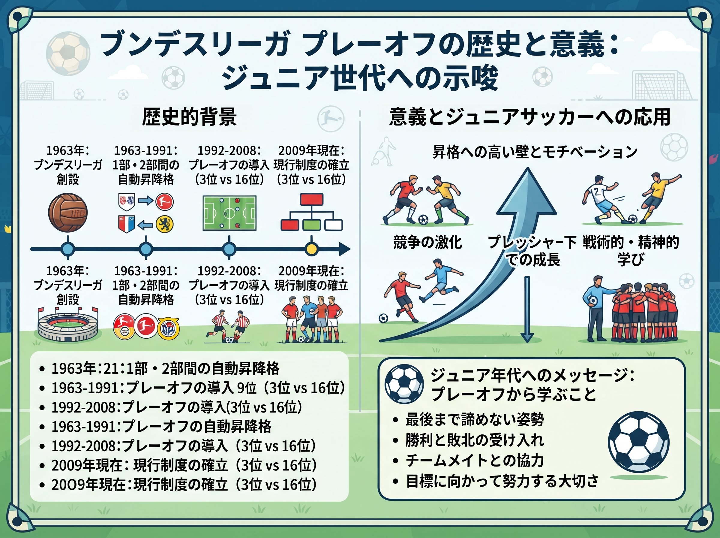 ブンデスリーガ プレーオフの歴史と意義