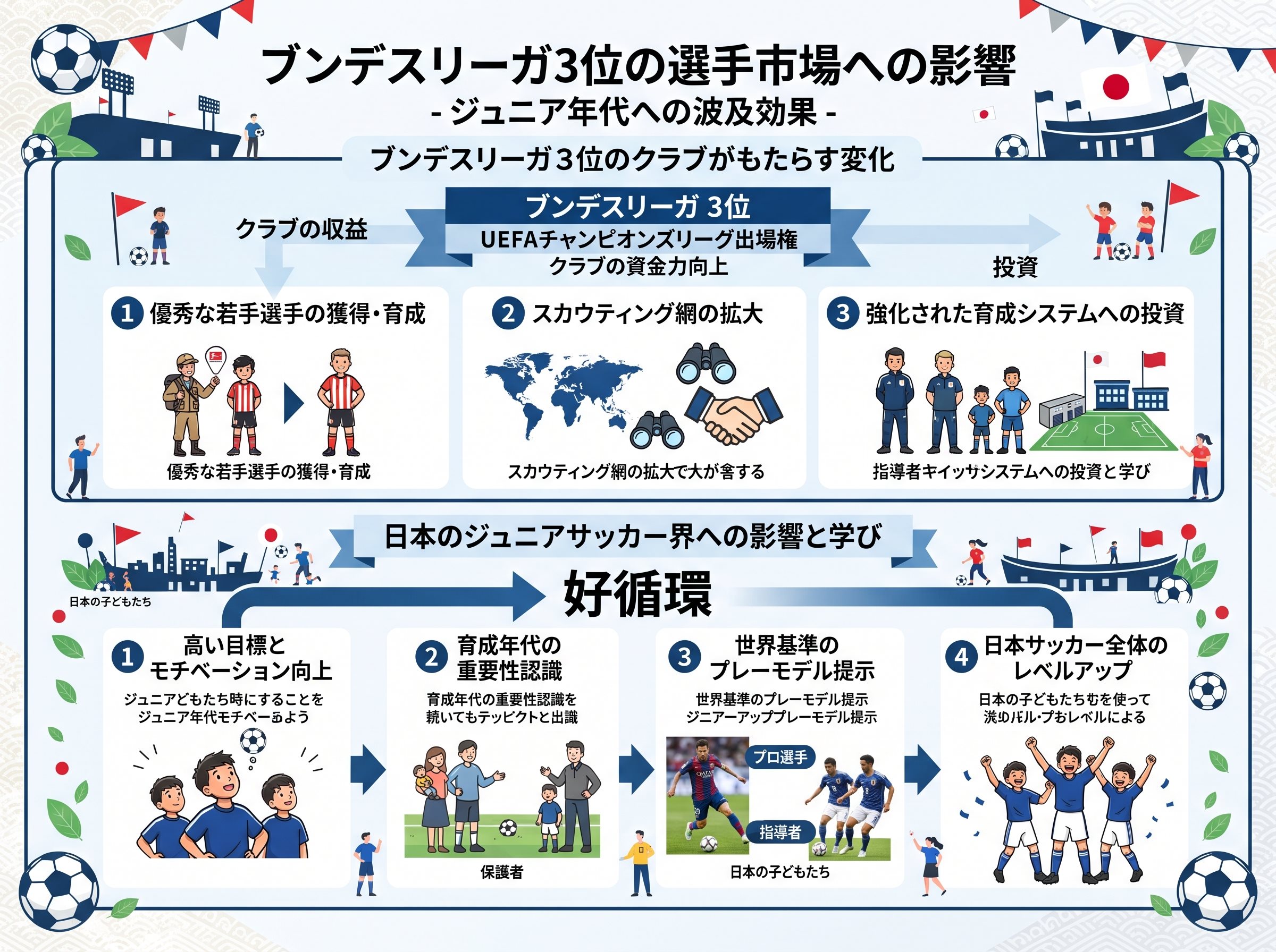 ブンデスリーガ3位の選手市場への影響