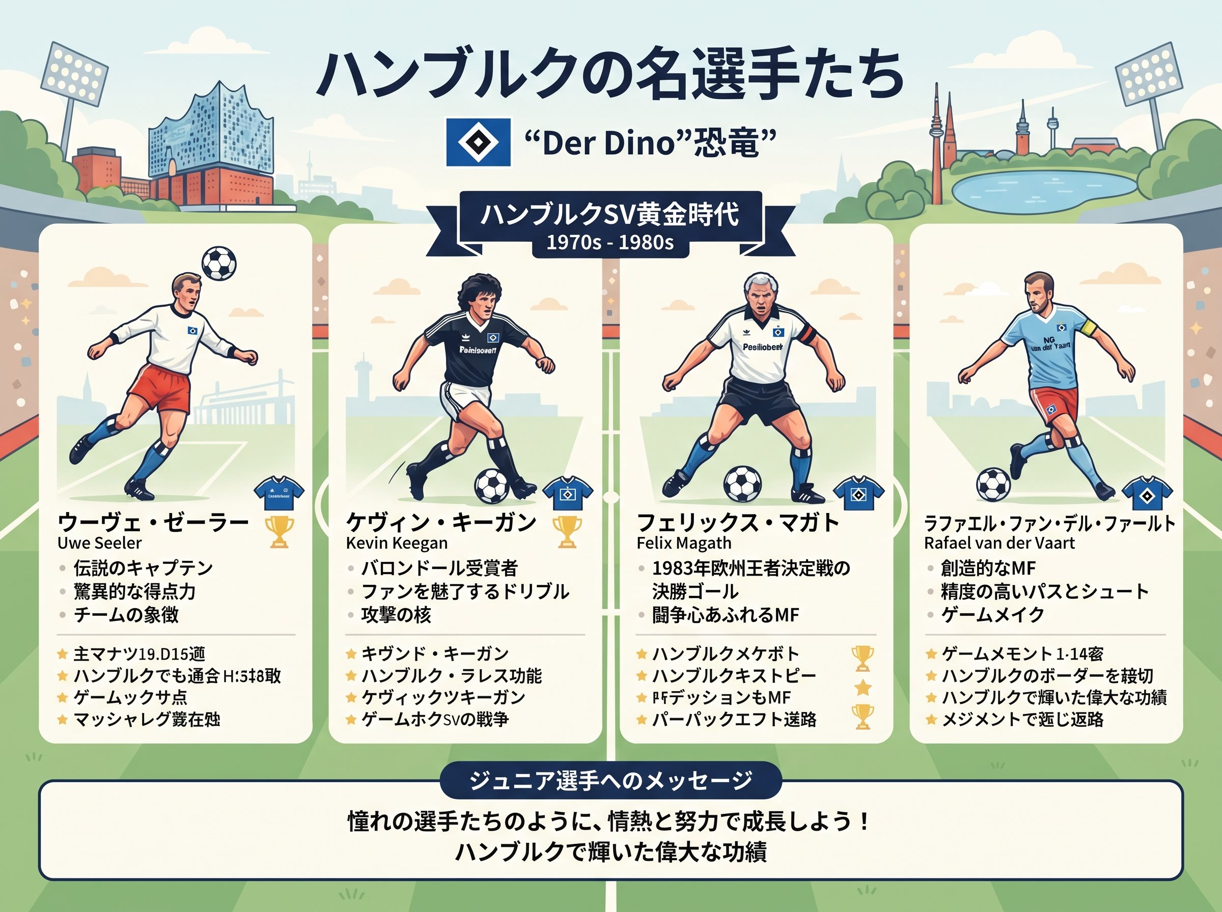ハンブルクの名選手たち