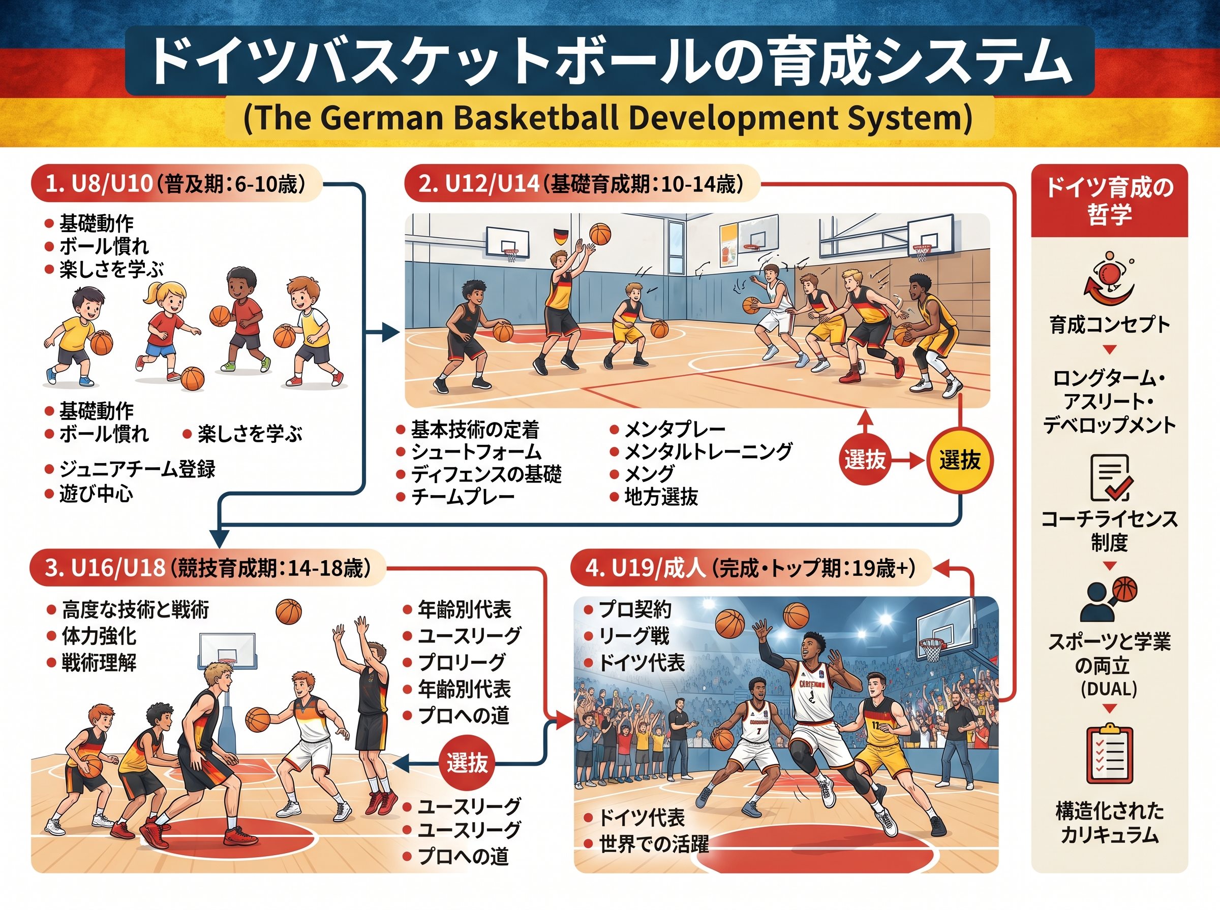 ドイツバスケットボールの育成システム