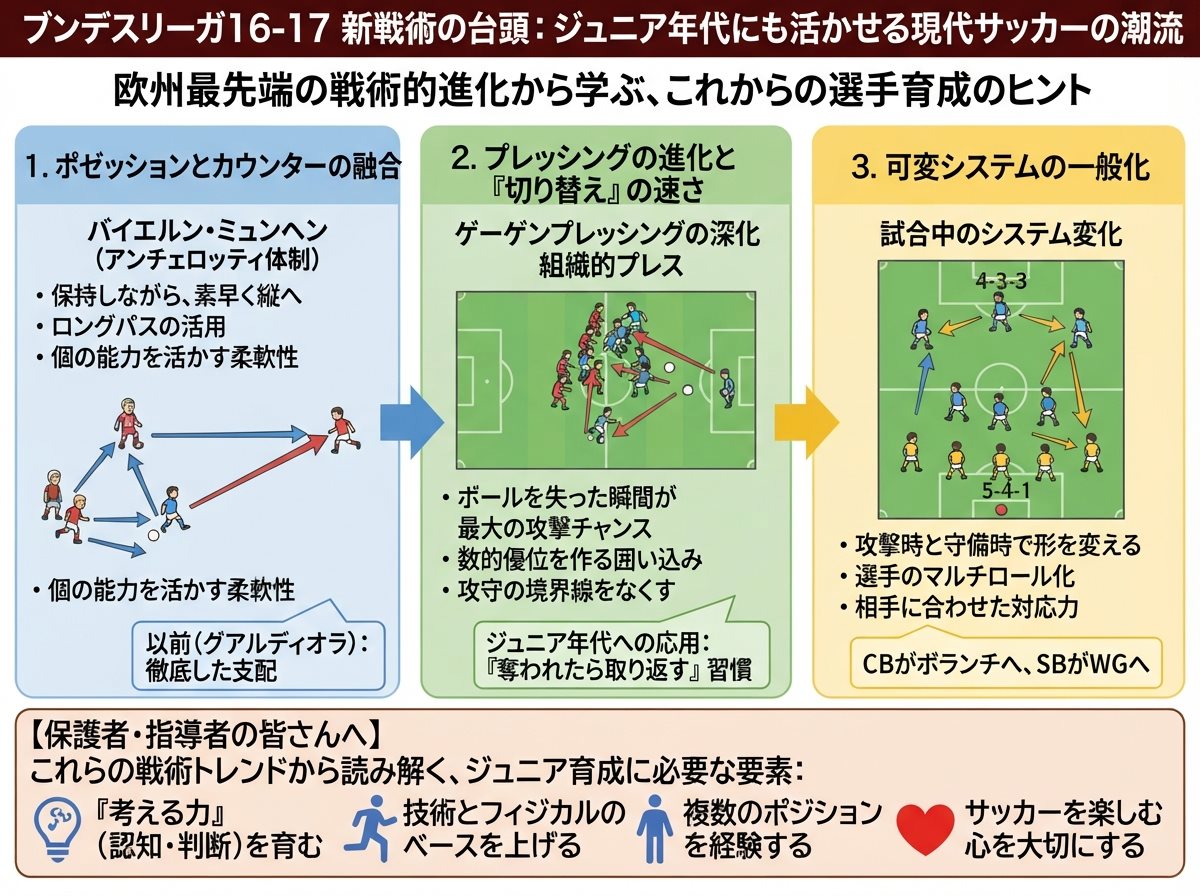 ブンデスリーガ16-17 新戦術の台頭