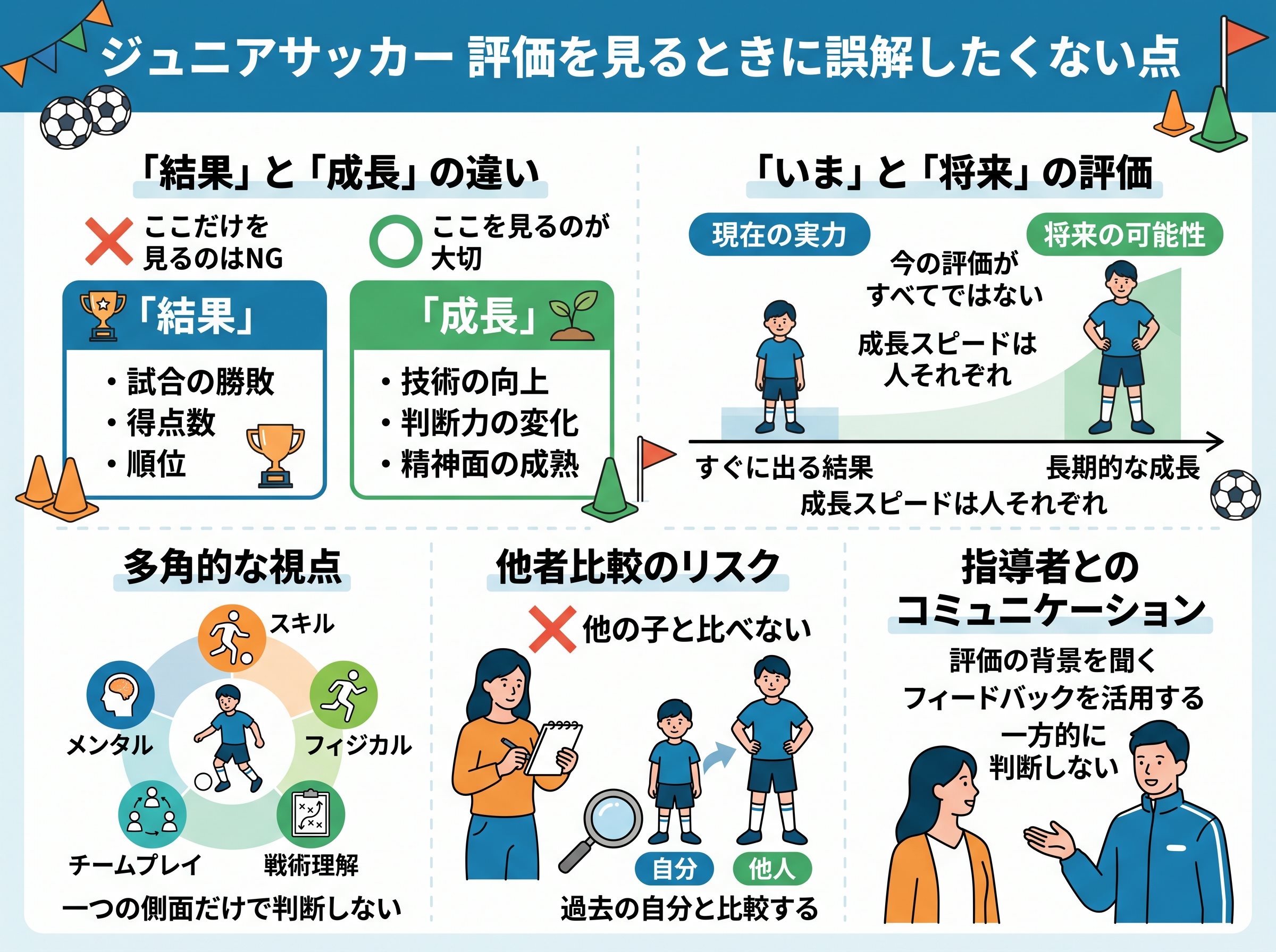 評価を見るときに誤解したくない点