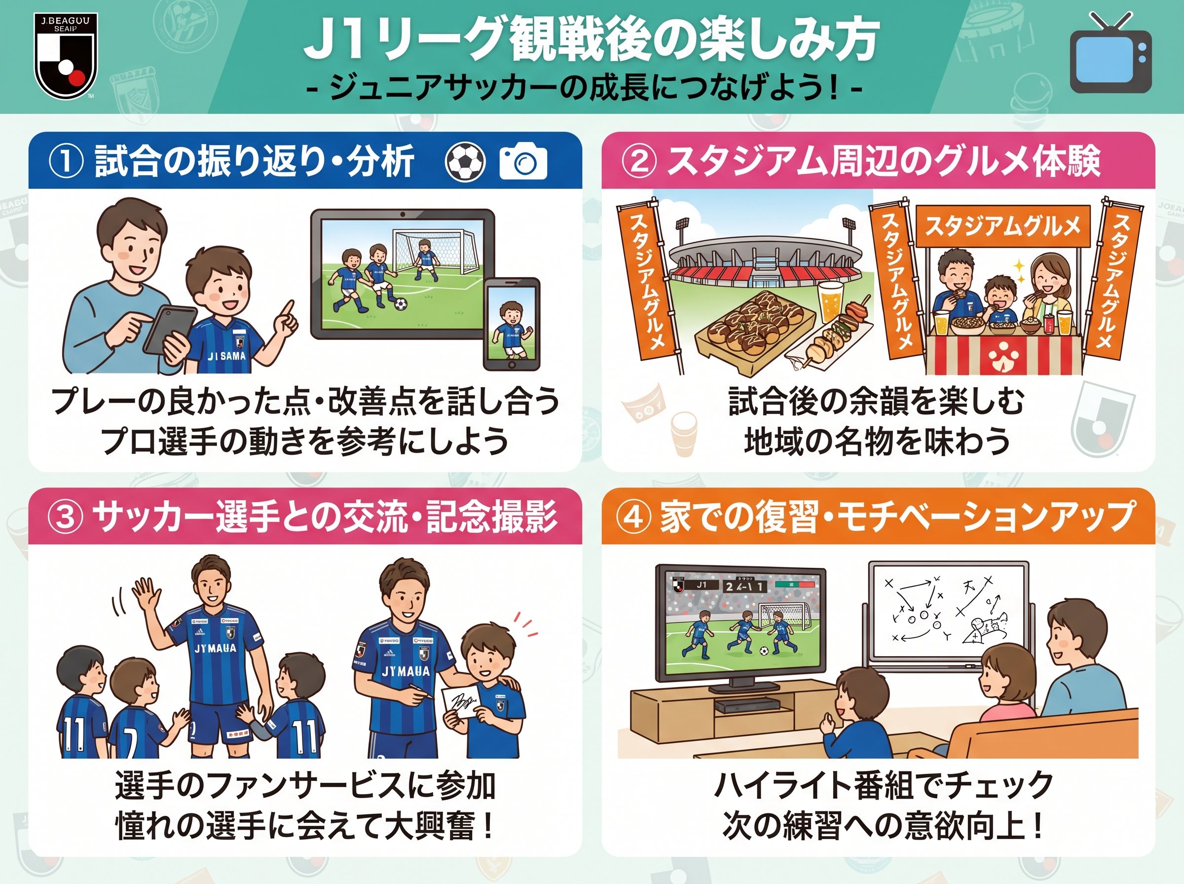 J1リーグ観戦後の楽しみ方