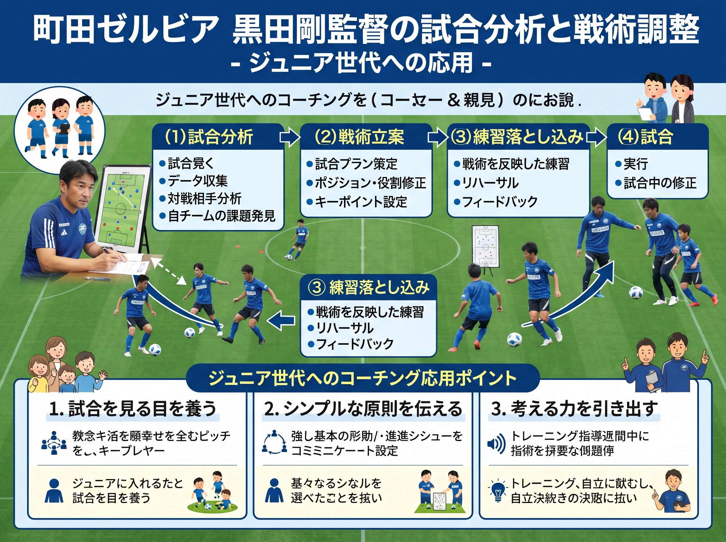 J1リーグ町田監督の試合分析と戦術調整