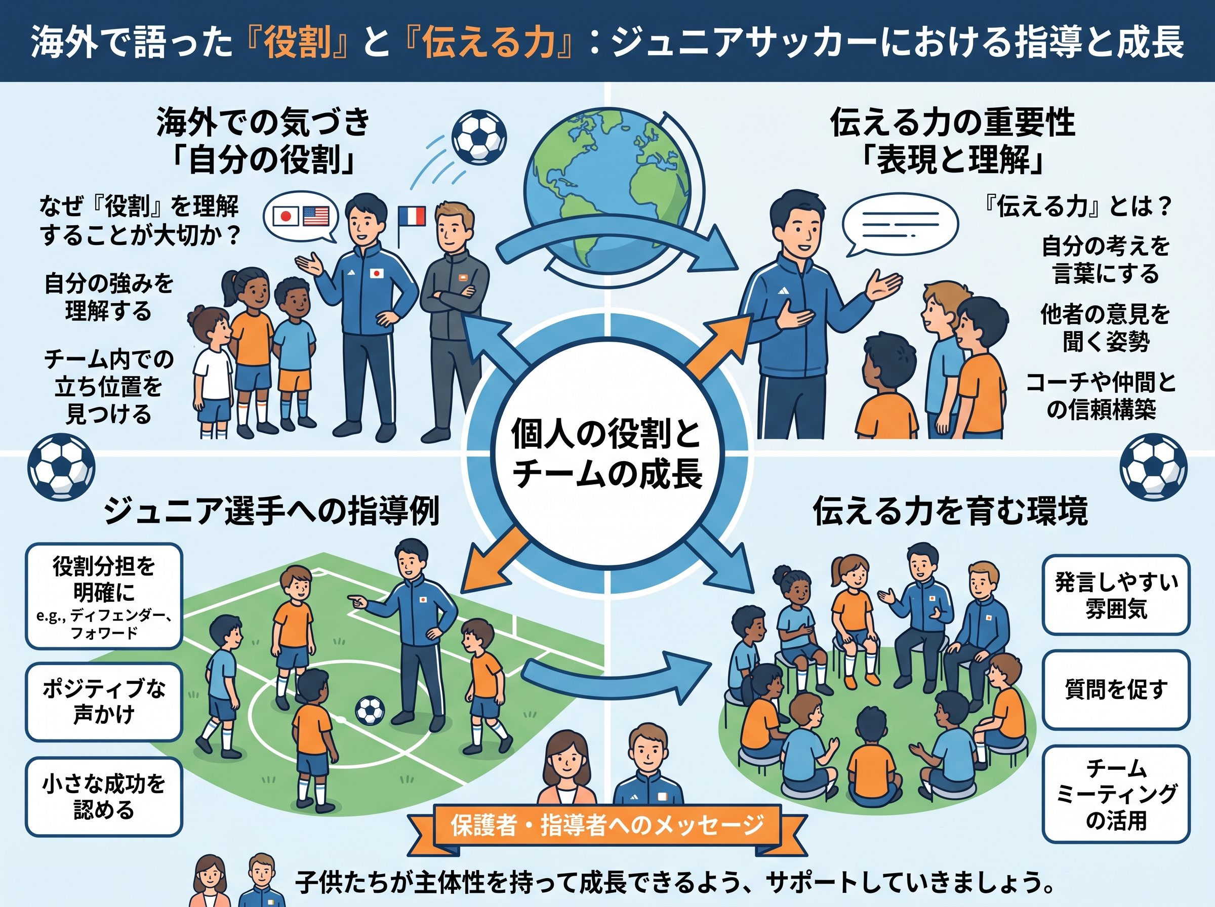 海外で語った役割と伝える力
