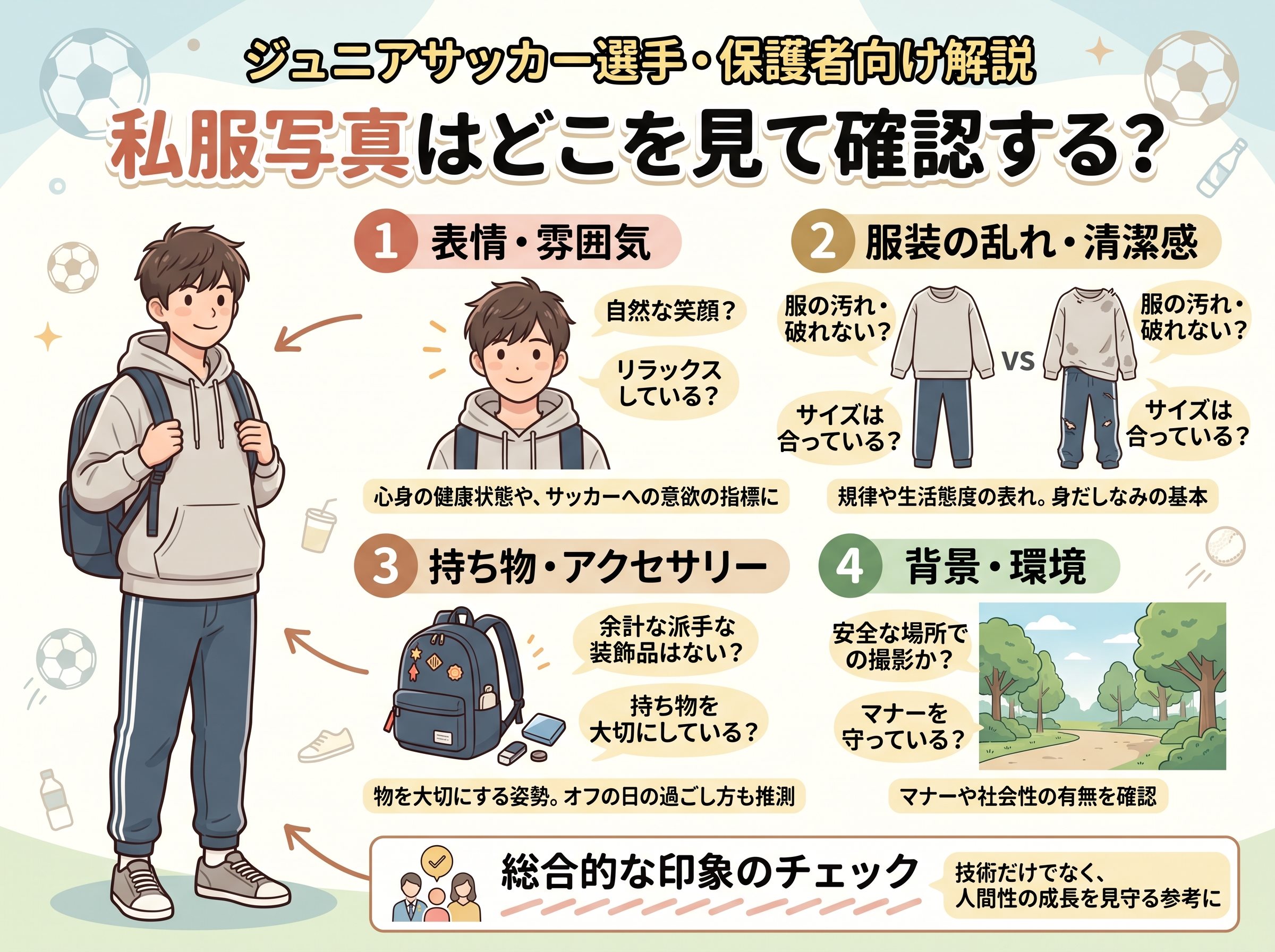 私服写真はどこを見て確認する？