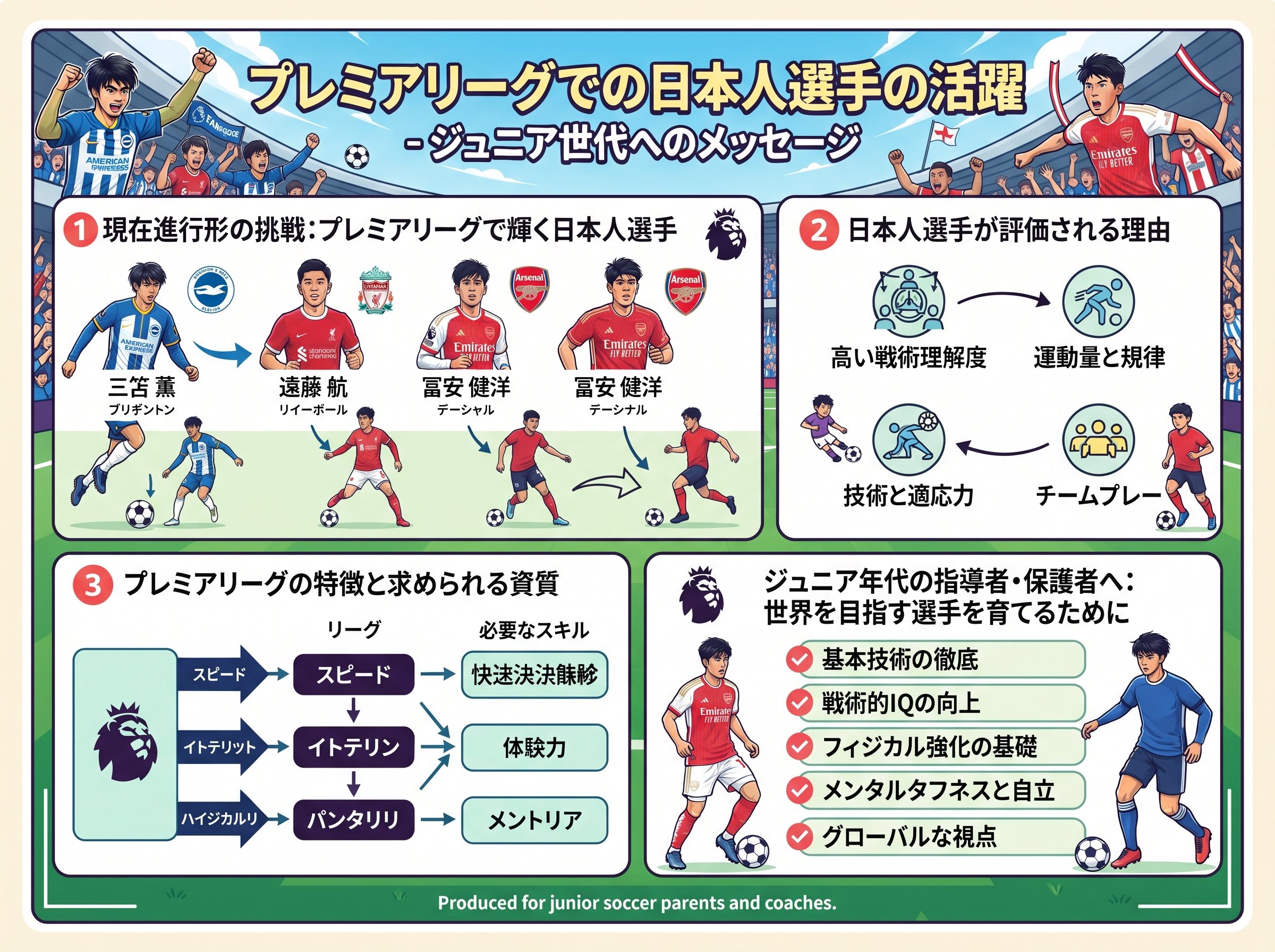 プレミアリーグでの日本人選手の活躍