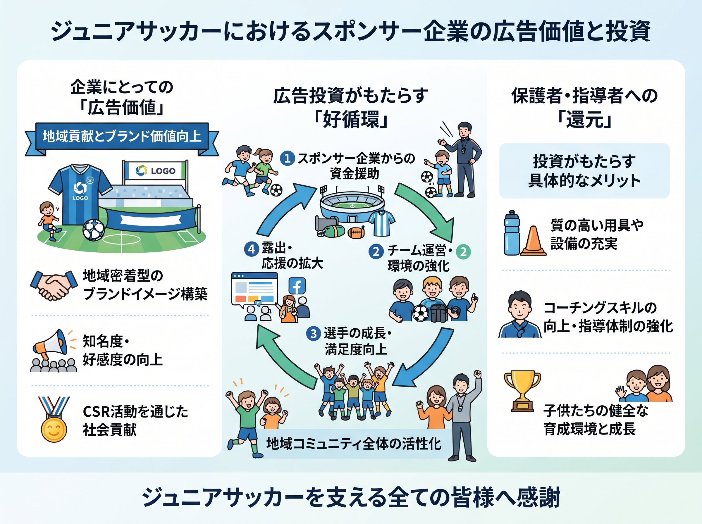スポンサー企業の広告価値と投資