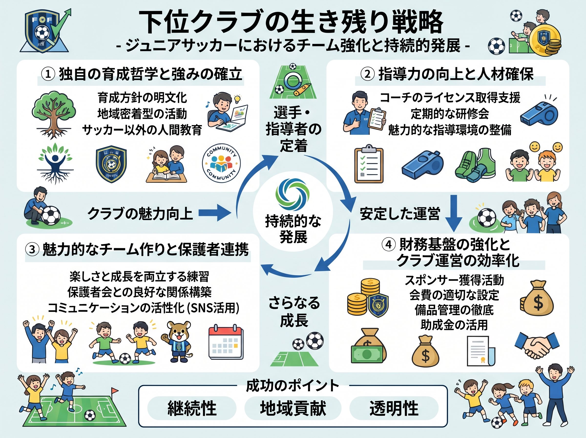 下位クラブの生き残り戦略