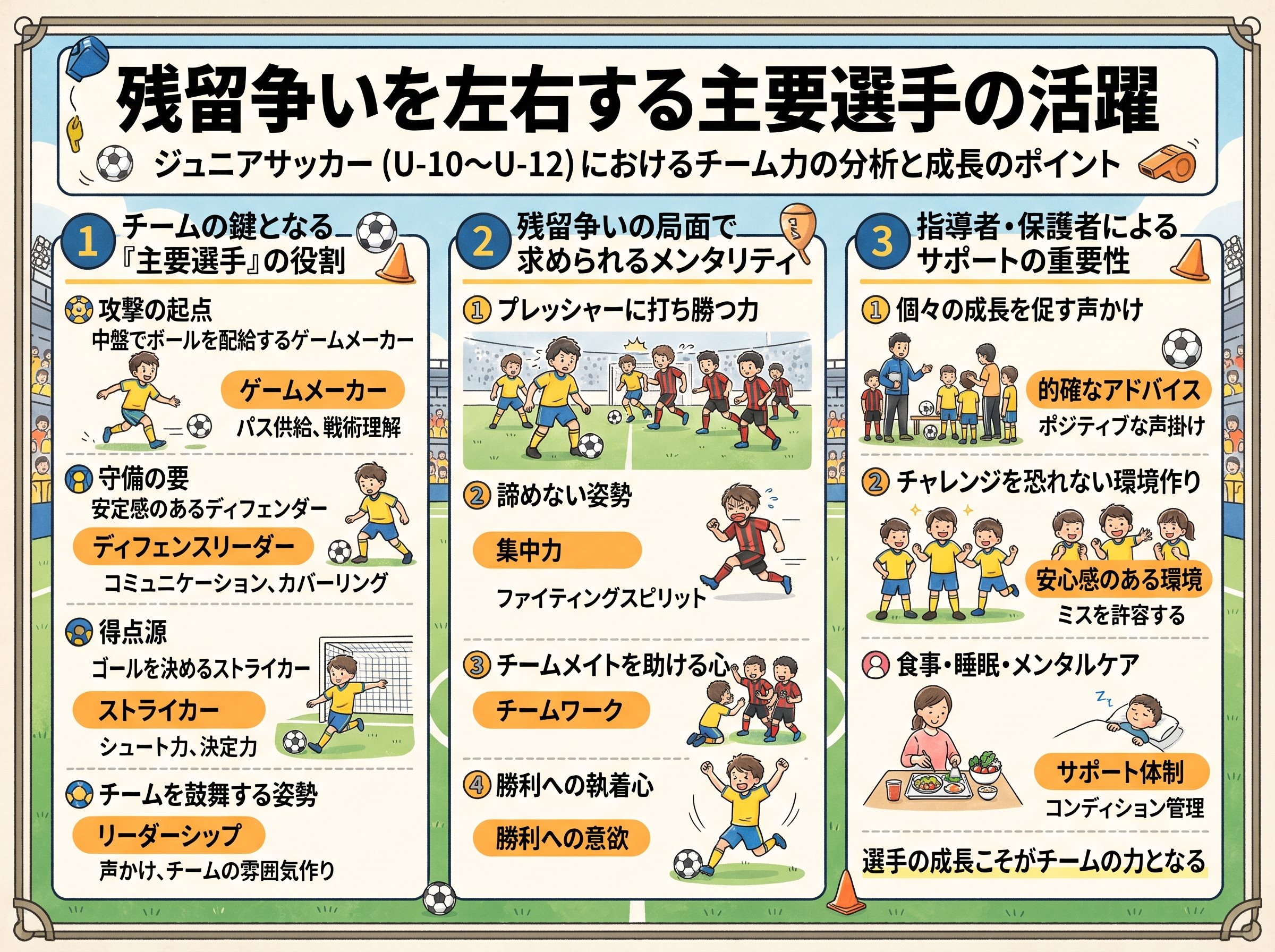 残留争いを左右する主要選手の活躍