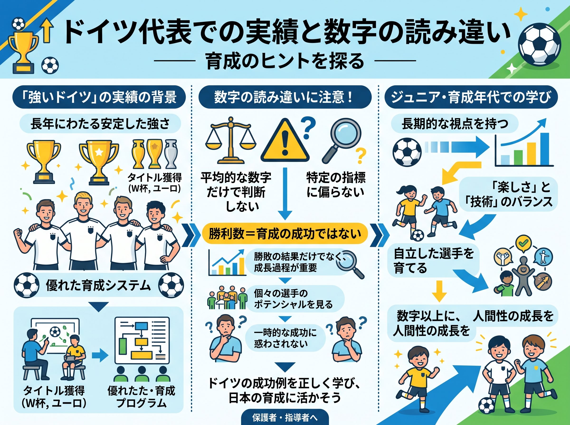 ドイツ代表での実績と数字の読み違い