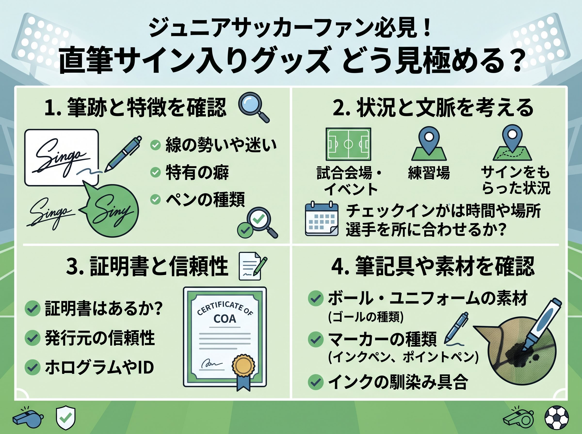直筆サイン入りグッズはどう見極める？