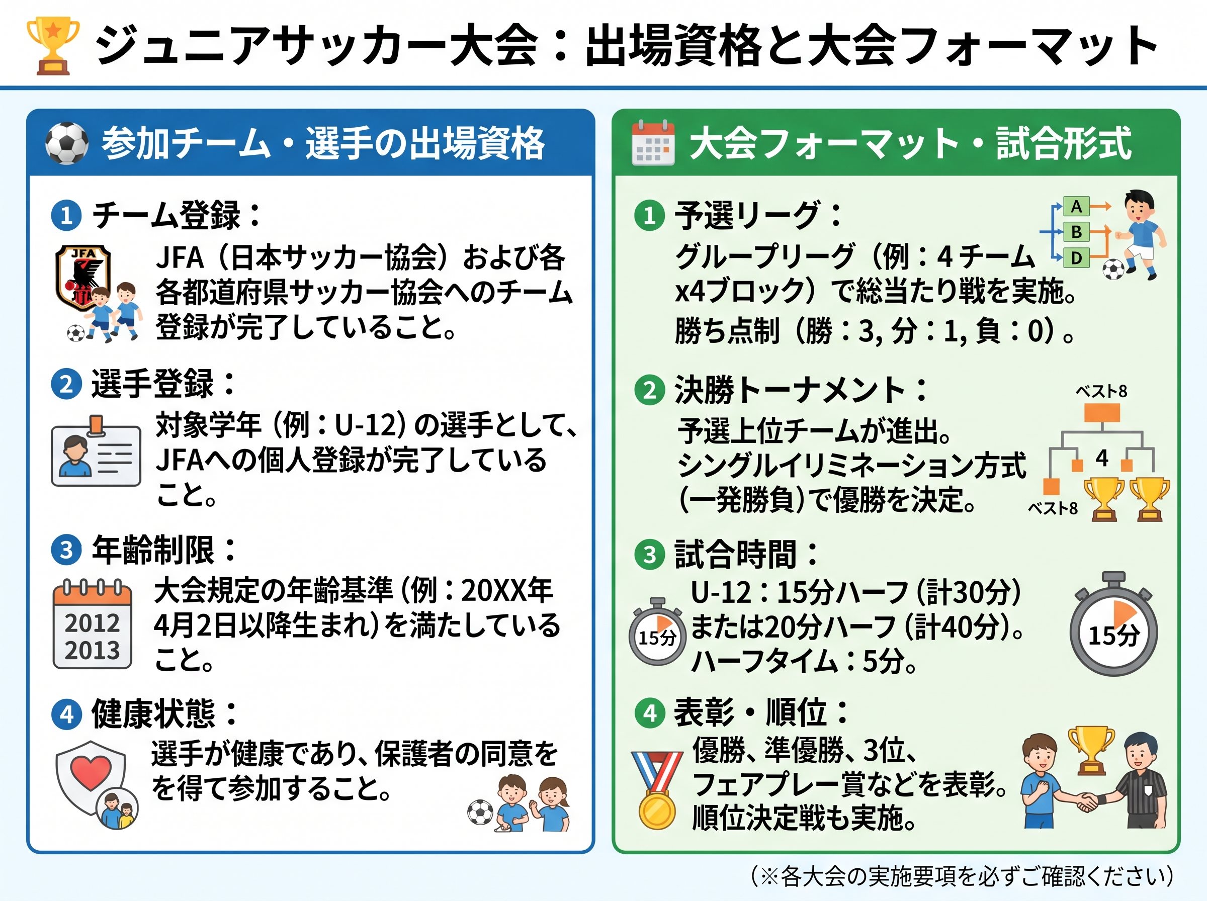 出場資格と大会フォーマット