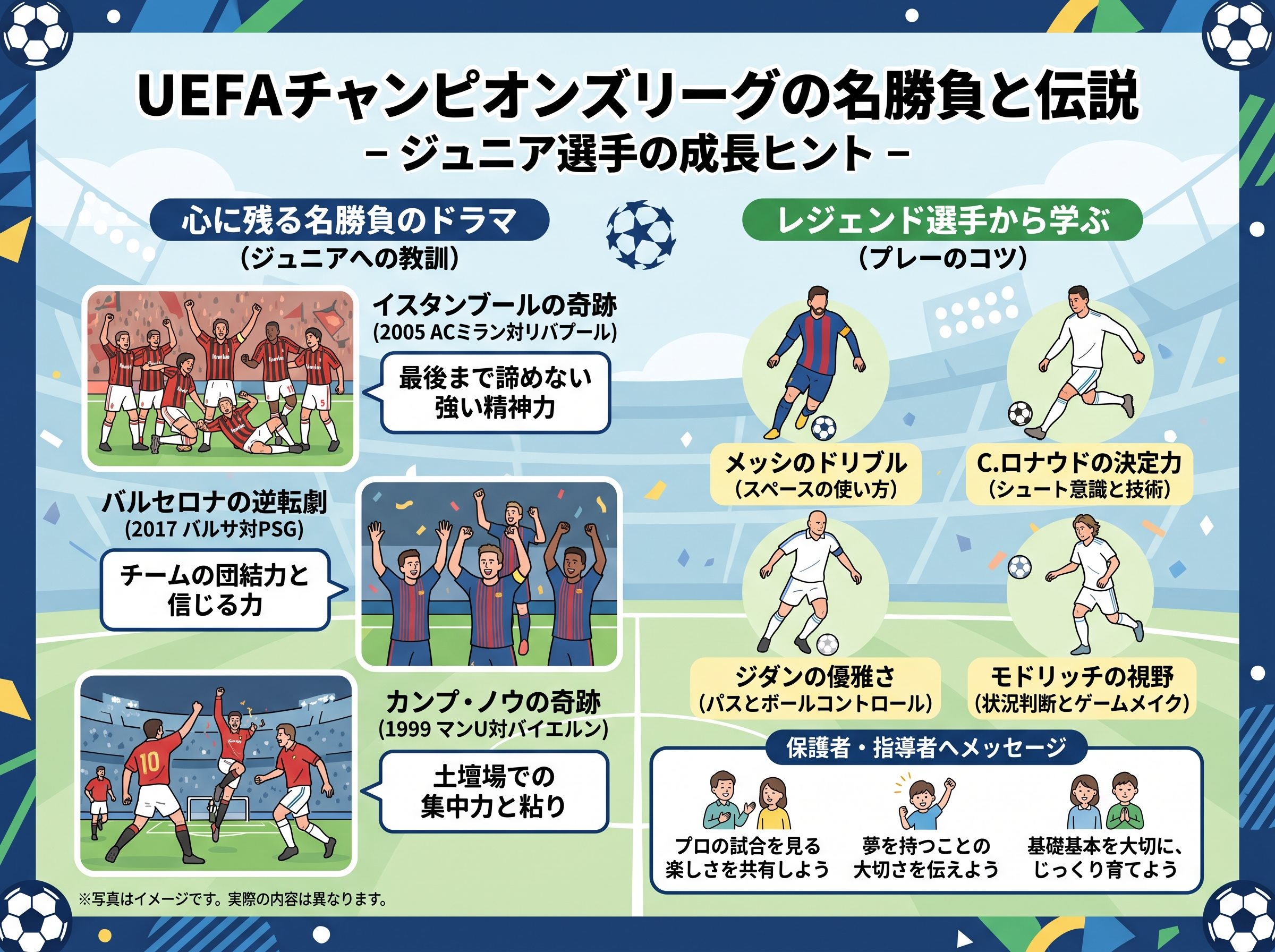 UEFAチャンピオンズリーグの名勝負と伝説