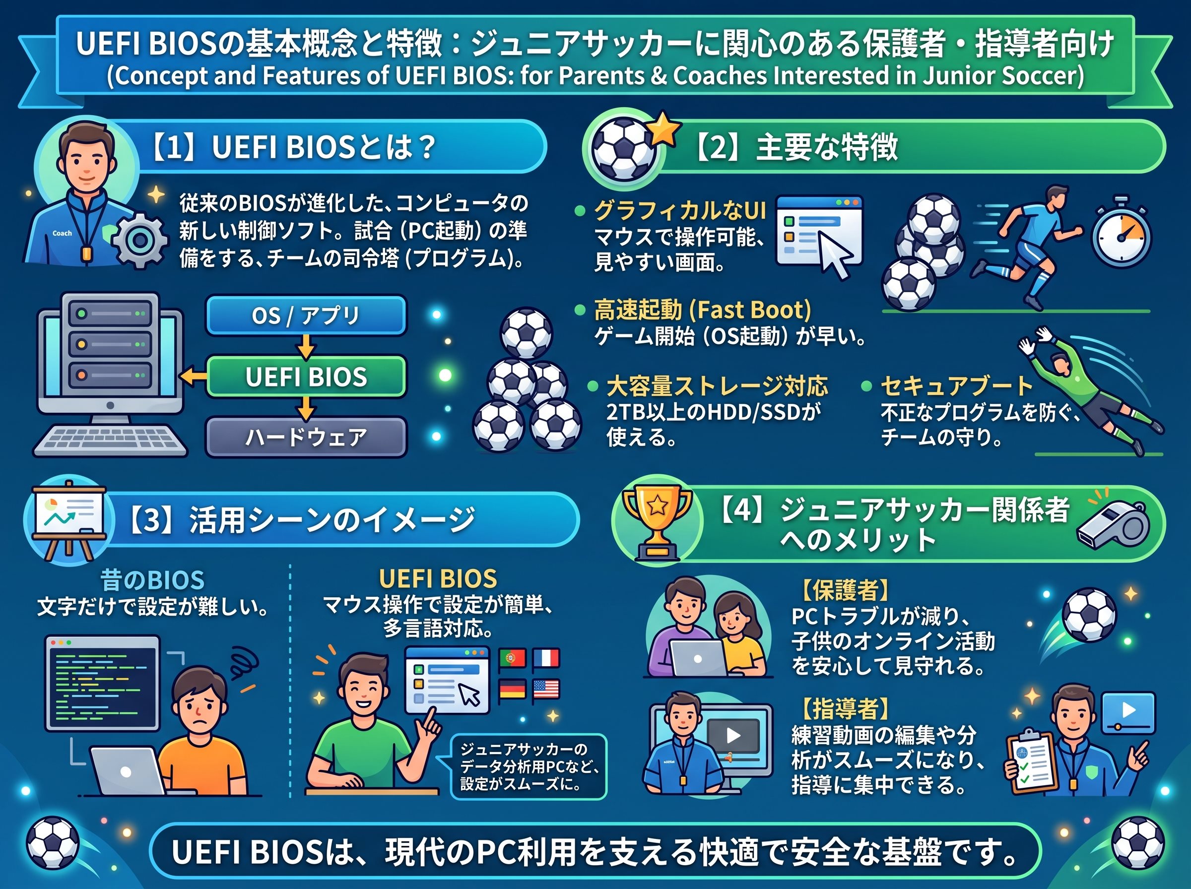 UEFI BIOSの基本概念と特徴
